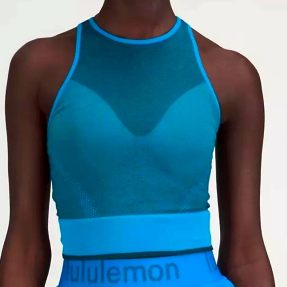 Lululemon Seamless Mesh Supportive Training Tank size 4